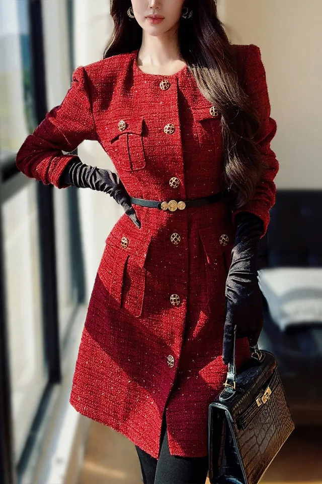 Dabawawa Belt Dress for Women Light Weight Fancy Seting Vianocové vrecká ríše sukňa socialit y2k oblečenie da1cdr006