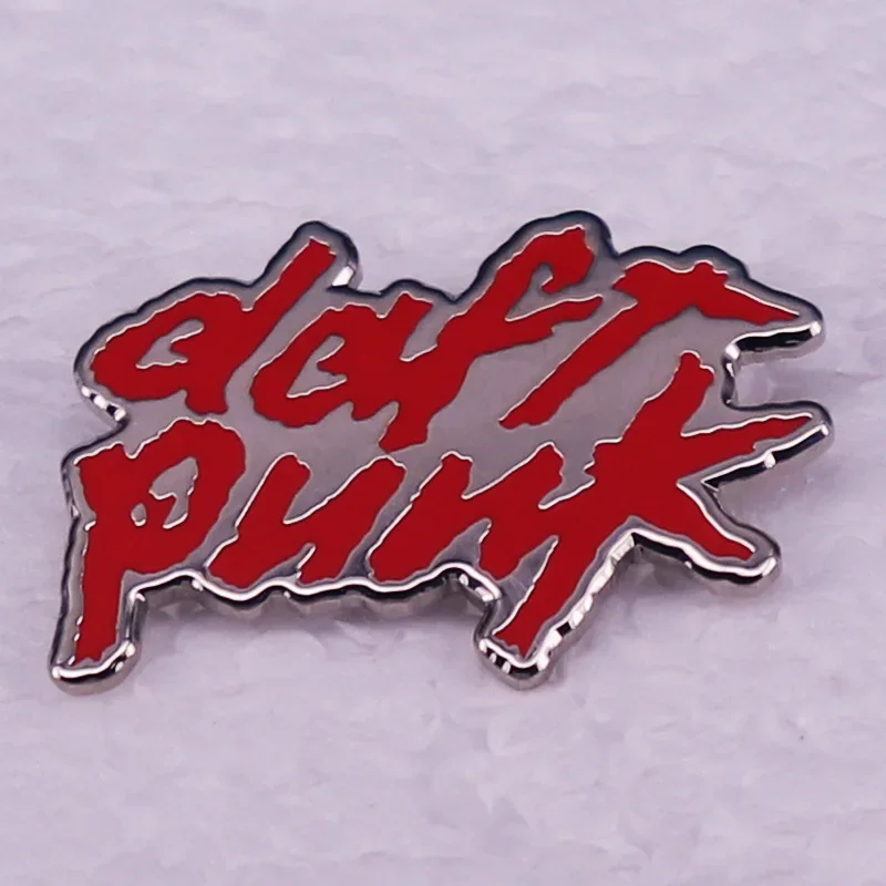 Daft Punk Electronic Music Group Logo Brošge odznak tvrdý smalt