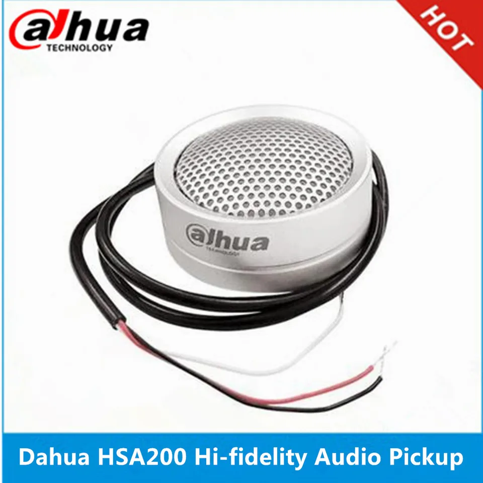 Dahua Audio Pickup DH-HSA200 Hi-Fidelity Audio Pickup Mikrofón pre Dahua a Hikvision Audio a Alar Camera