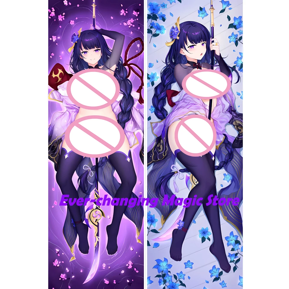 Dakimakura Anime Genshin Impact Raiden Ei Cosplay Accessories roztomilé objímanie vankúša vankúš