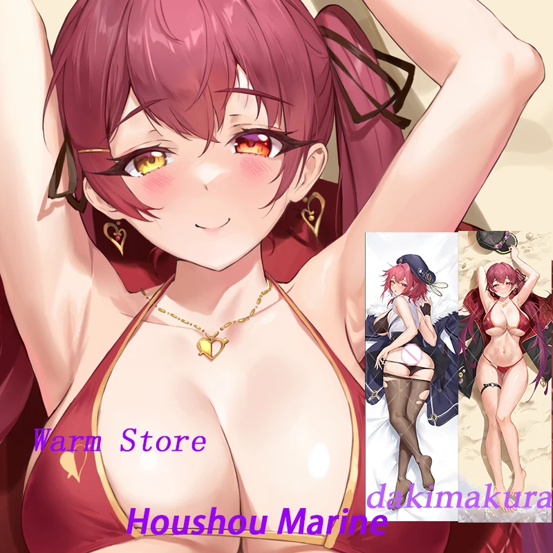 Dakimakura Anime Houshou Marine obojstranná tlače v vankúšu vankúš