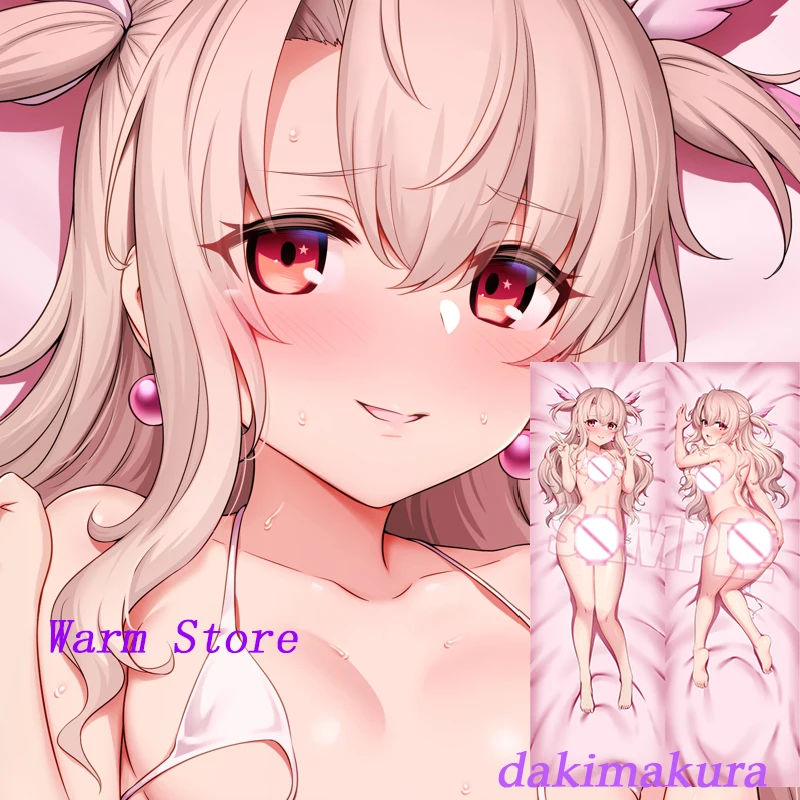 Dakimakura Anime Illyasvial von Einzbern Osud obojstranná tlač životnej veľkosti tela vankúš za krytie darčekov podstielky
