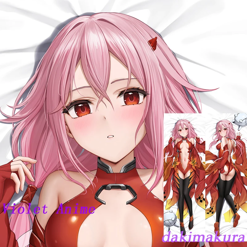 Dakimakura Anime inori Yuzuriha vinný obojstranná tlač životnej veľkosti vankúš