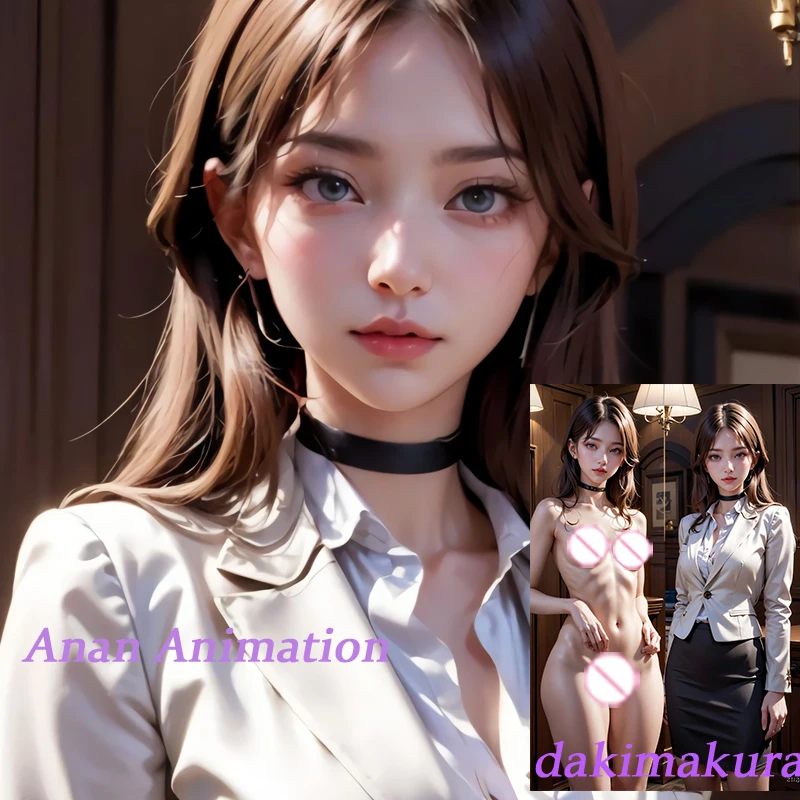 Dakimakura Anime Office Girl Dievčatá obojstranná tlače vankúš životnej veľkosti vankúš