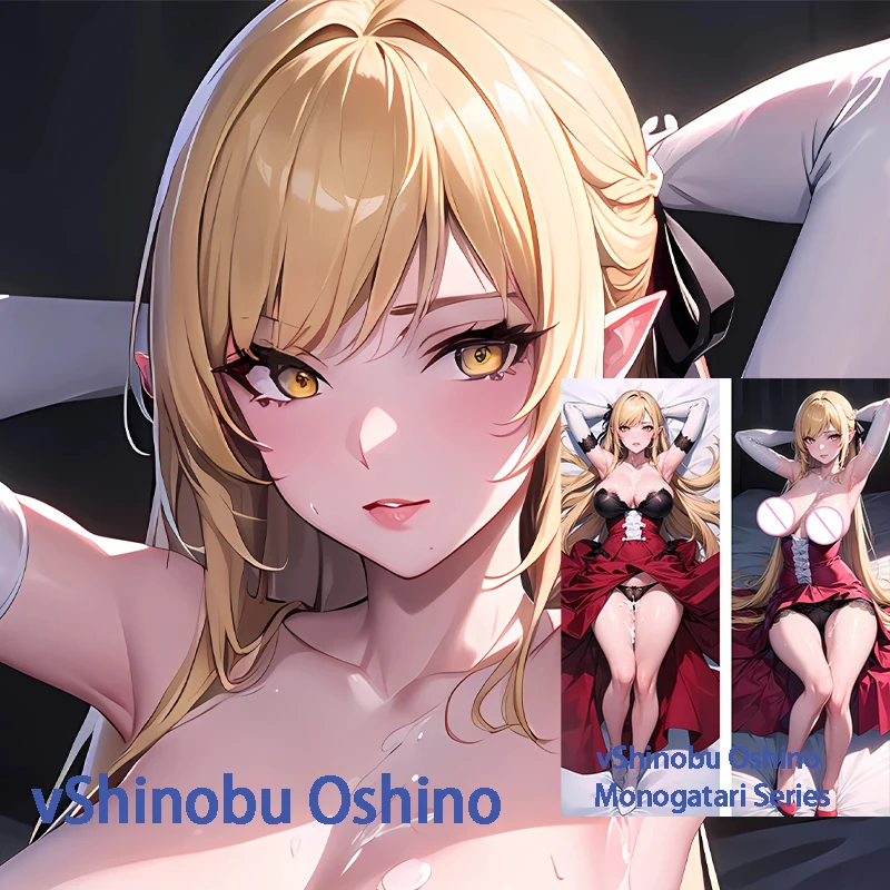 Dakimakura Anime shinobu Oshino monogatari obojstranný tlačový vankúš