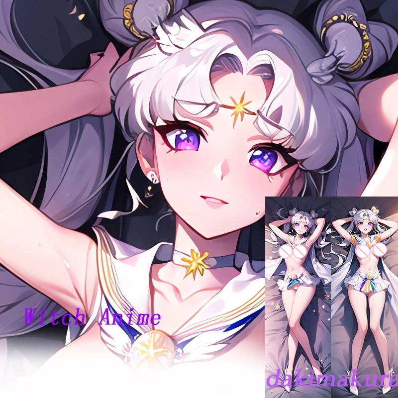 Dakimakura Anime Tsukin usag Sailor Moon Monstinated Print Tlač životnej veľkosti tela vankúš pokrýva darčeky