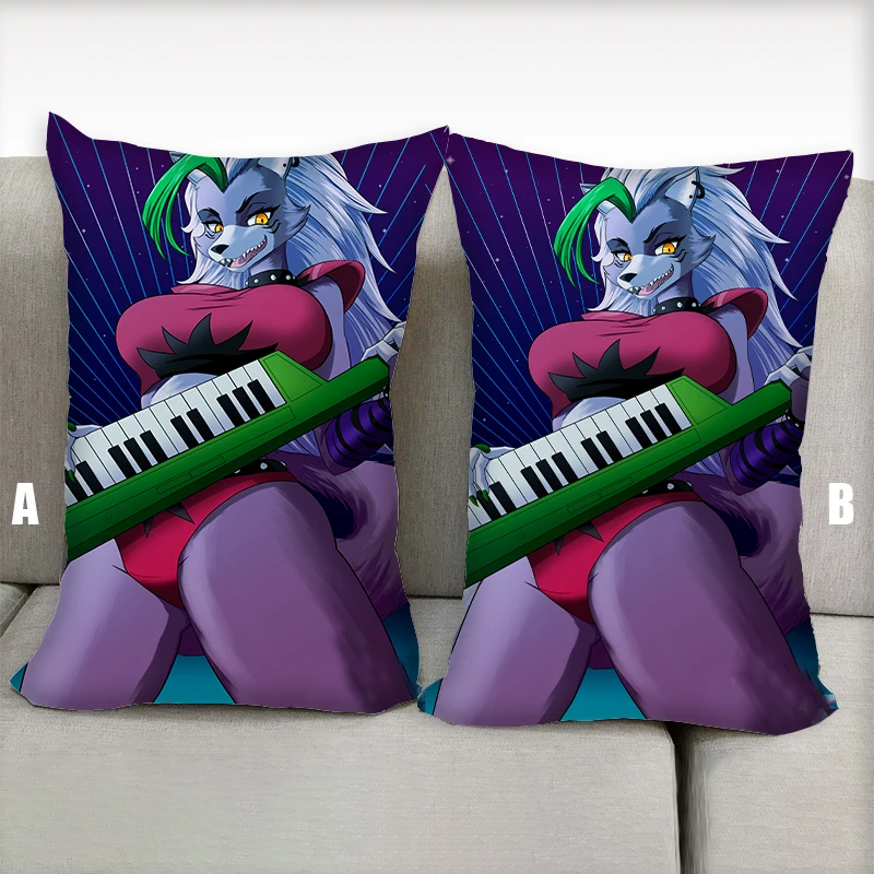 Dakimakura anime vankúš Roxxane Wolf Furry NSFW Half Body Cartoon Core Double Side Tlače Darčeky