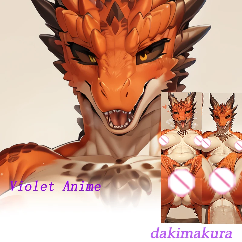 Dakimakura Anime Whispel Wolf obojstranne tlačený vankúš v vankúši