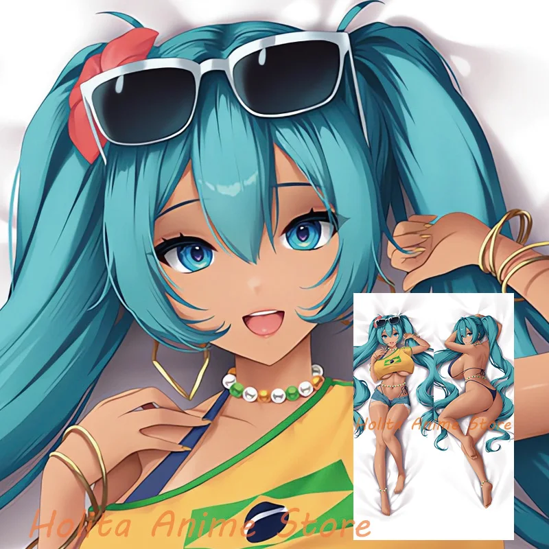 Dakimakura Miku Anime Anime Body Cover Cover obojstranná tlač vankúš