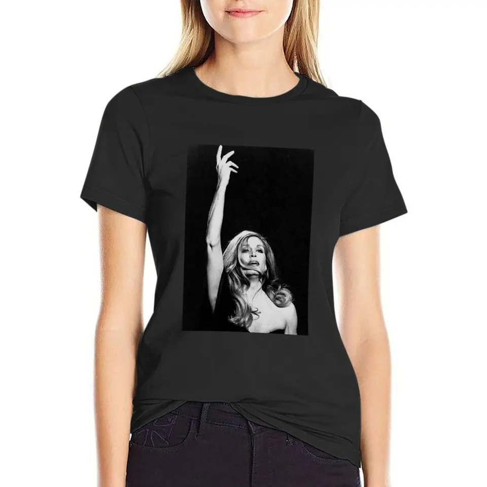 Dalida plagátové tričko Tričko Grafické odpaliská roztomilé oblečenie oblečenie pre ženy