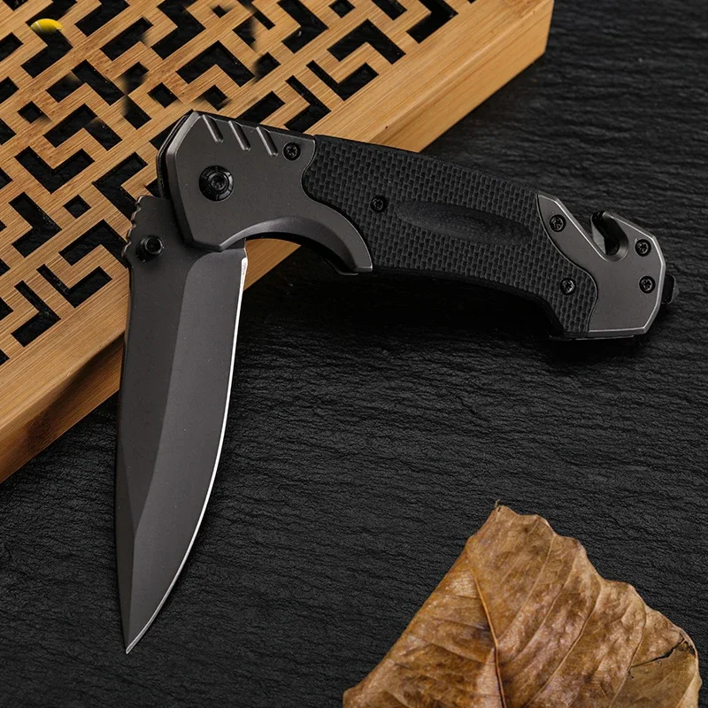 Damascus oceľ 9cr18 Blade Tactical Outdoor Skladacie čepeľ nôž prežitie bojový vreckový nôž vg10 Handlové lovecké nože náradie