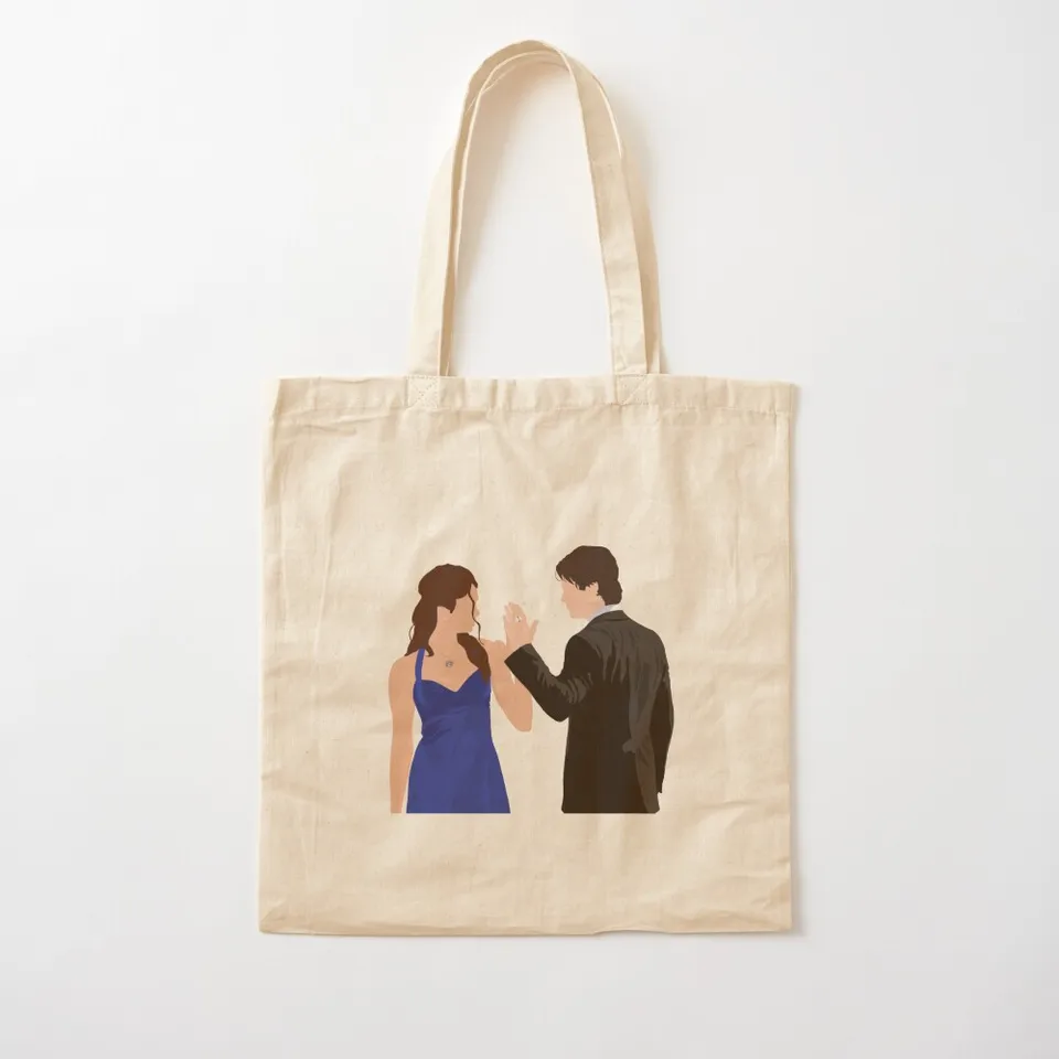 Damon a Elena Tote Bag Kabelky Eco Bag Cute Petch Bag Canvas Tote