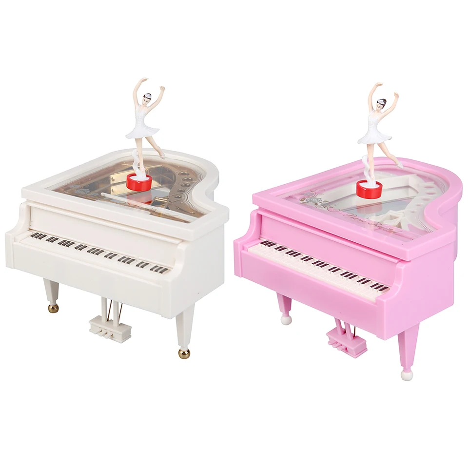 Dancing Ballerina Music Box Romantický klasický klavírny hudobný box vynikajúca kreatívna móda ekologicky pre narodeniny svadobný darček