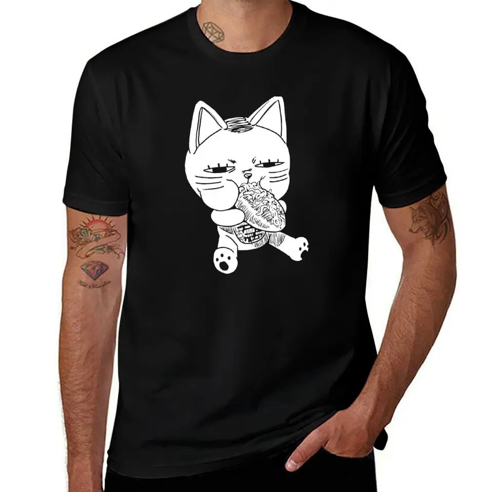 Dandadan Turbo Cat Glizzy Tričko Anime tričko Prispôsobené vinobranie anime košele tričká pre mužov