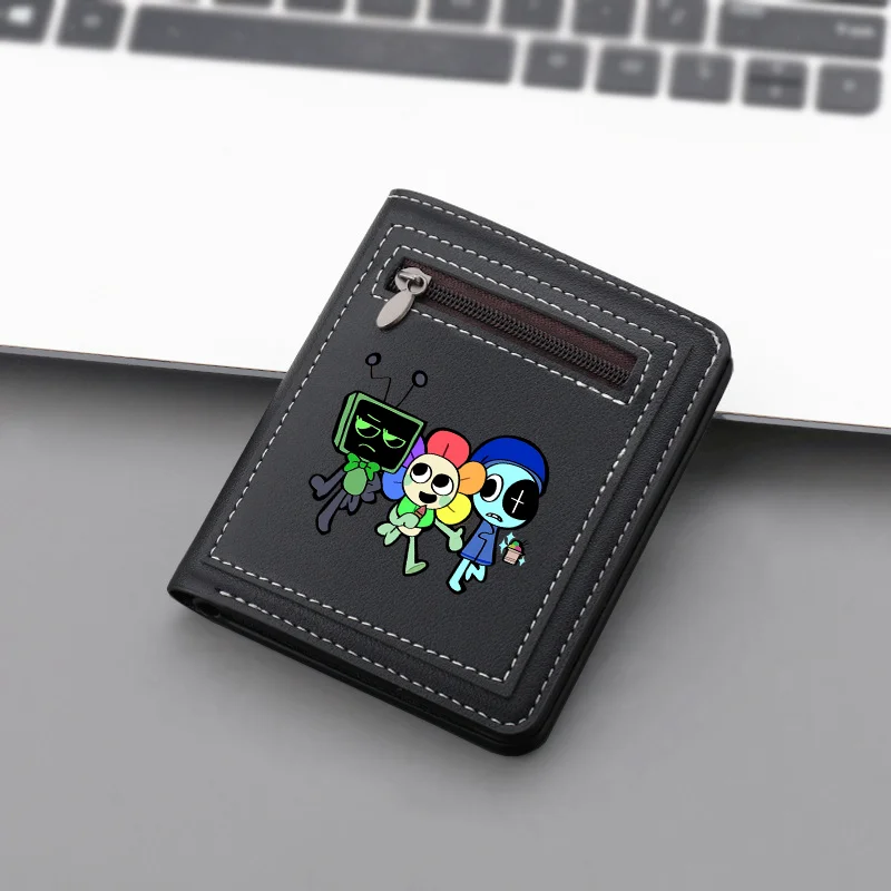 Dandys World Wallet Game Periférie zipsov krátka kabelka Muži základná módna karikatúra vodičský preukaz totožisko Card Storage Balíček darčeky