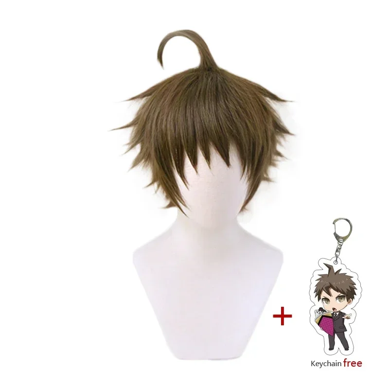 Danganronpa Hinata Hajime parochňa Cosplay kostým Super Dangan Ronpa 2 Tepelne odolné voči syntetickým vlasom Muži karnevalové party