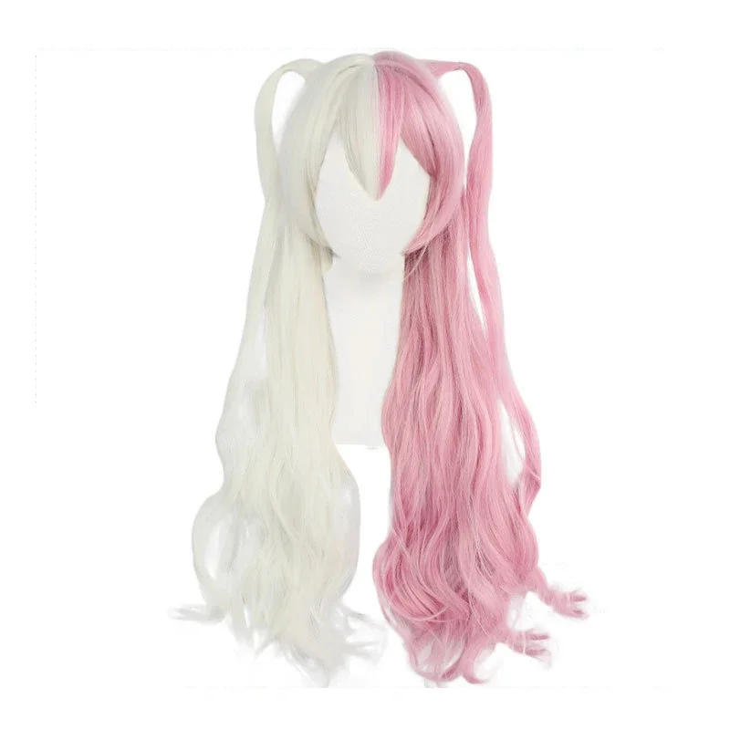 Danganronpa Monomi Ženy dlhé parochňové kostým Cosplay Super Dangan Ronpa tepelne odolný voči syntetickým vlasom karnevalové parochne