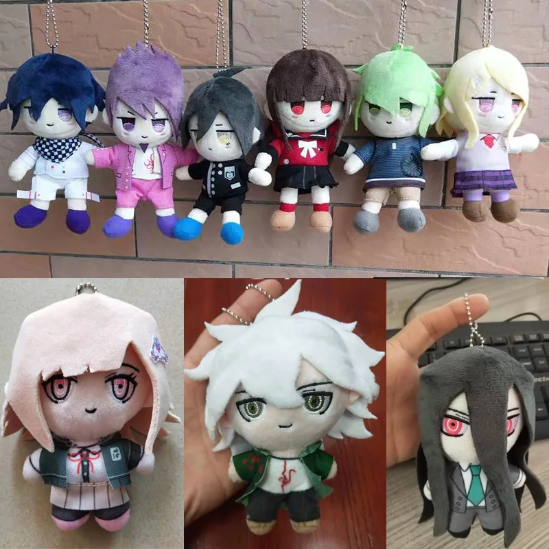 Danganronpa v3 plyšová hračka kokichi oma nanami chiaki Plushie bábika Shuichi Saihara Cartoon Soft Pendant Fans