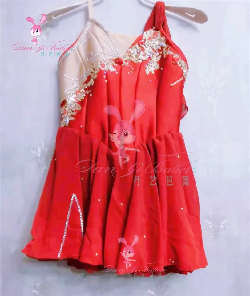 DanyiBallet Red Ballet Angel Angel Cupid Detská súťažná súťažná súťaž OBLASŤ Profesionálne prispôsobenie