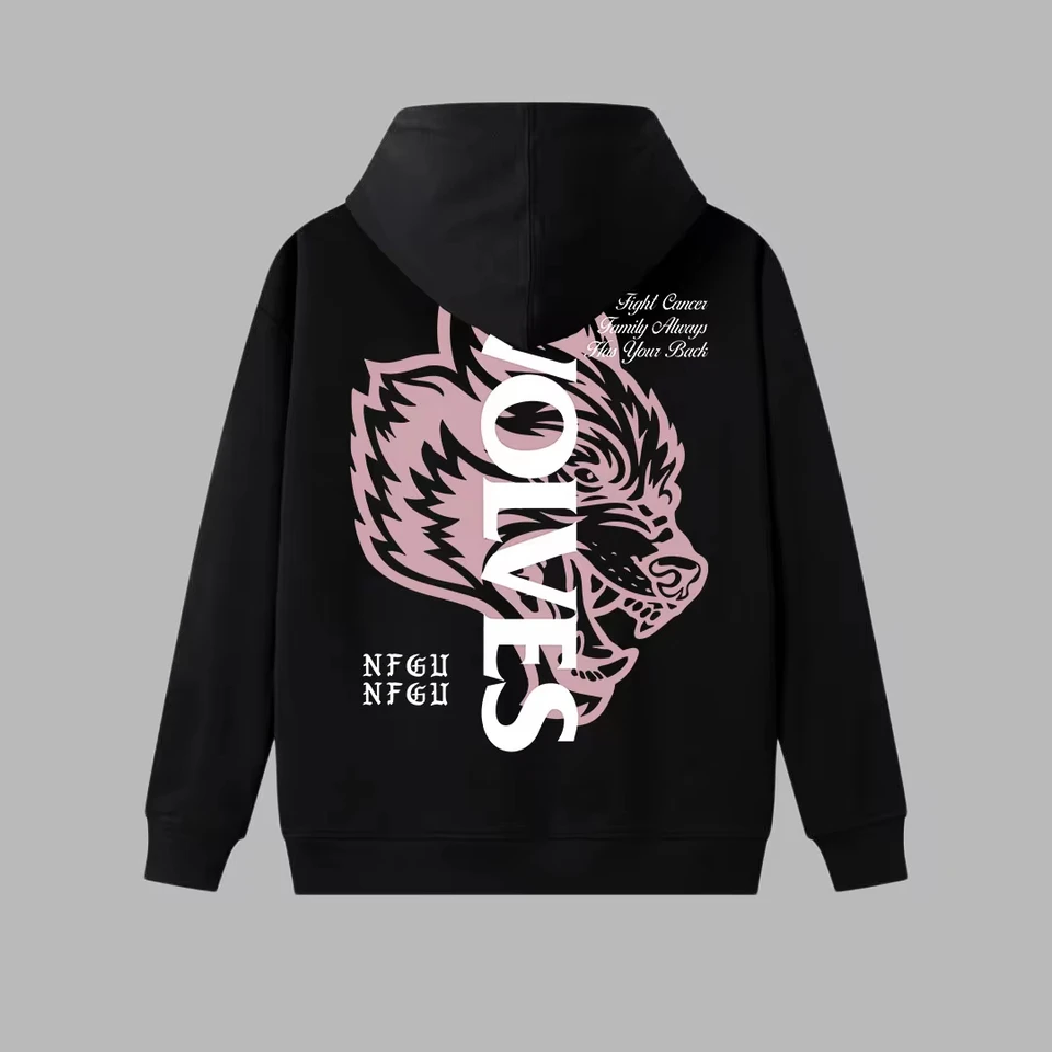 Darc Wolves Nová módna kapucňa tlačená trendy Značka Pánske mikiny mikiny bavlna Darcsport pullover hip hop pár streetwear