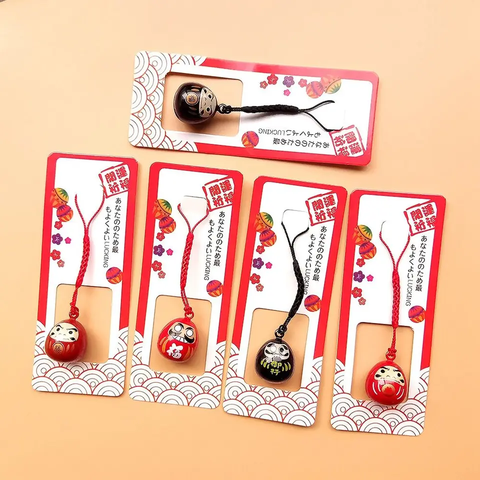 Dary Fortune Wealth Telefón Prívesok DIY DIY Trinkets Červená taška Prívesky