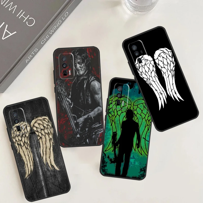 Daryl Dixon Wings Zombie puzdro pre Poco X6 PRO x3 x4 x5 m6 Pro F5 f3 m5s xiaomi 13T Pro 11t 12t 12 13 14 Ultra Cover