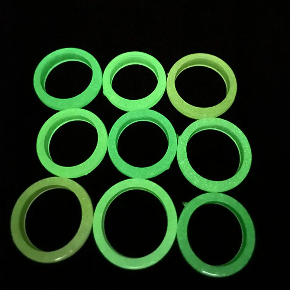 Darček 10ks/šarža macaron Color Kórejská fluorescencia Akrylová žiarivá prstene