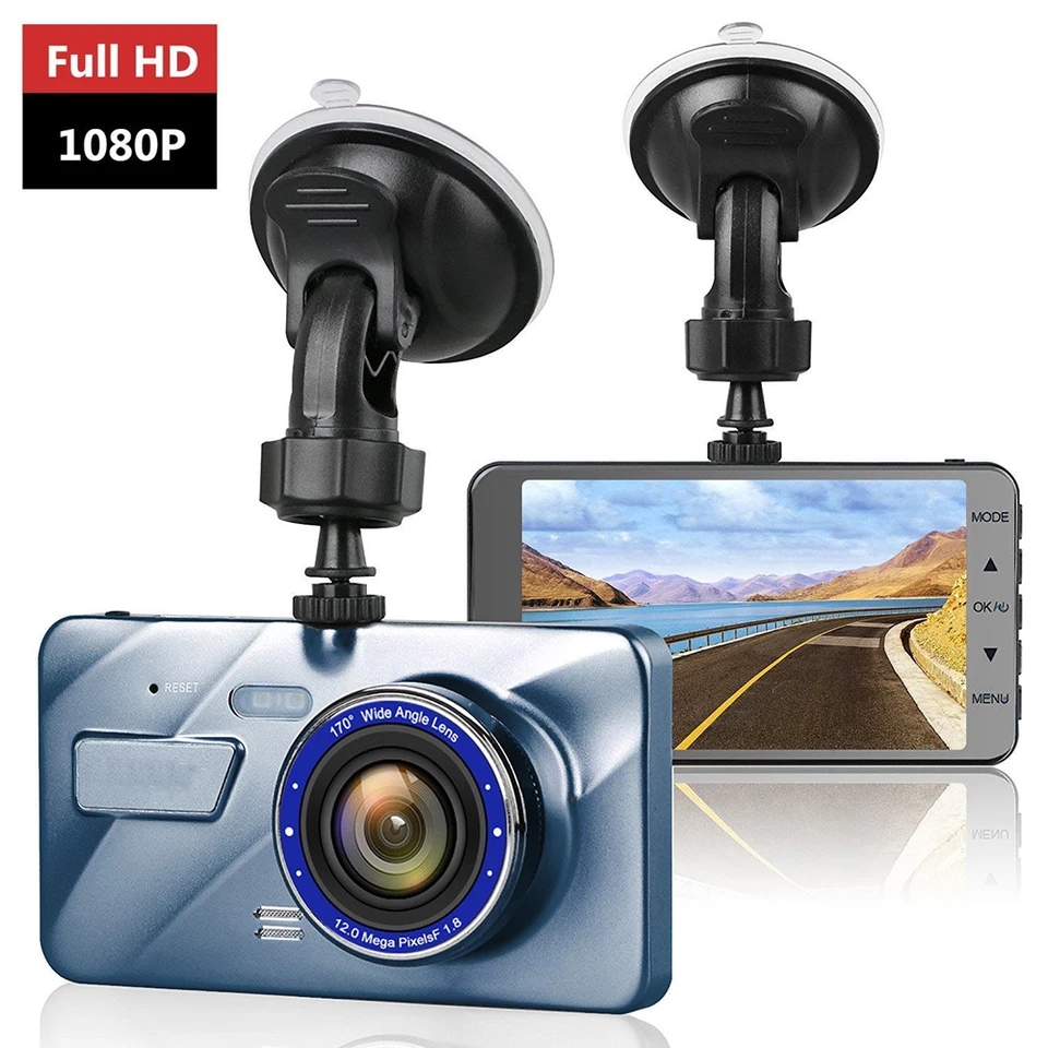Dash Cam Full HD 1080p CAR DVR Zadné zobrazenie vozidla Drive Drive Video Recorder Black Box Automatické príslušenstvo Dashcam Auto registrátor
