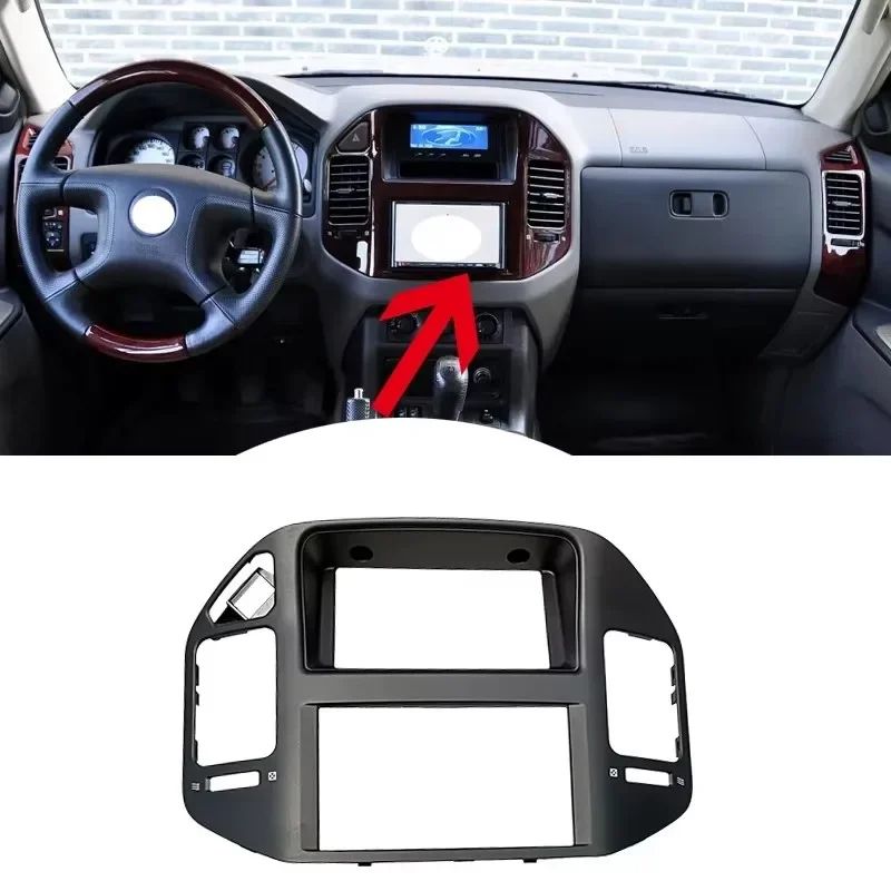 Dashboard automobilu AC Air Condition Vertlet Rám pre Mitsubishi Pajero V73 V75 V77