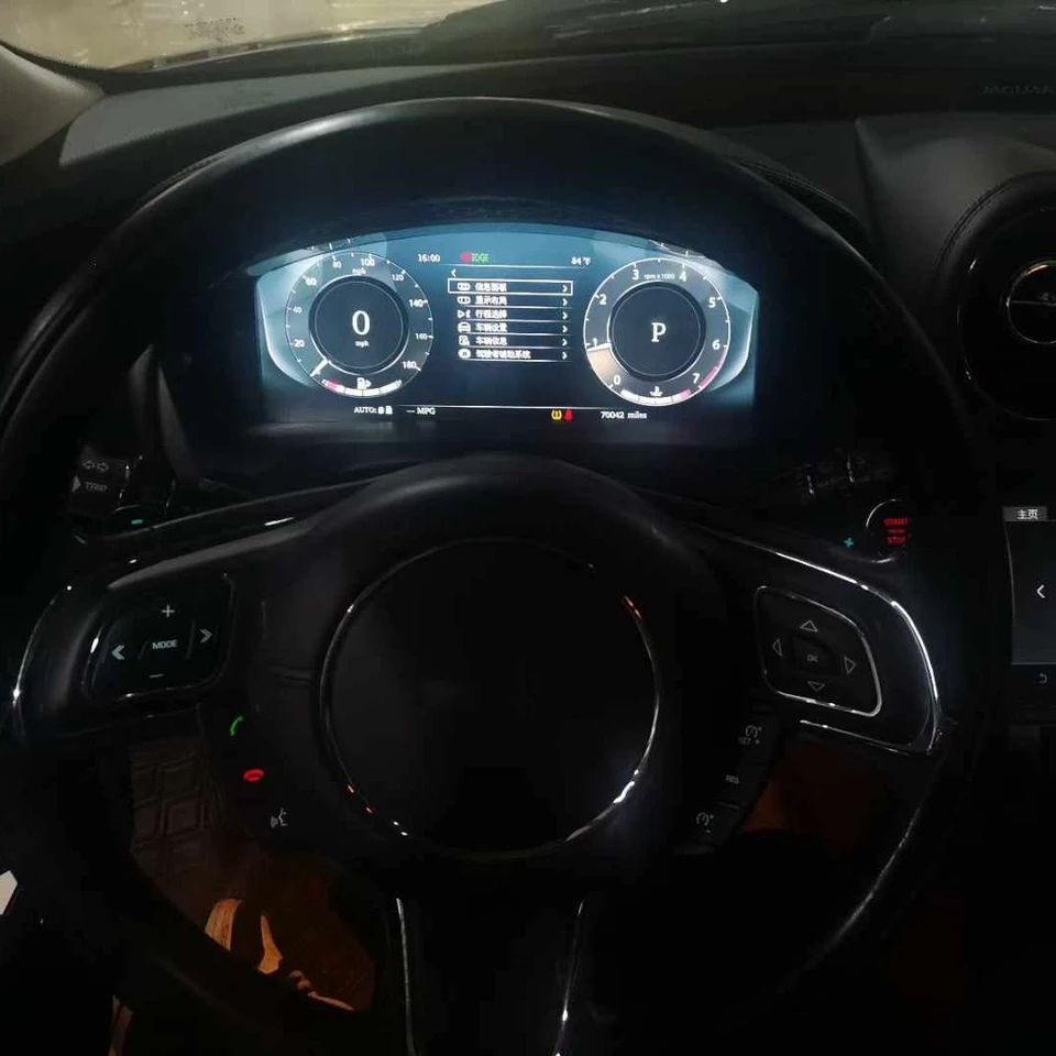 Dashboard CAR LCD pre Jaguar XF XFL XJL 2010-2018 Digitálny klastrový prístrojový prístrojový panel pre rýchlomer AC Player Player Player Player Player