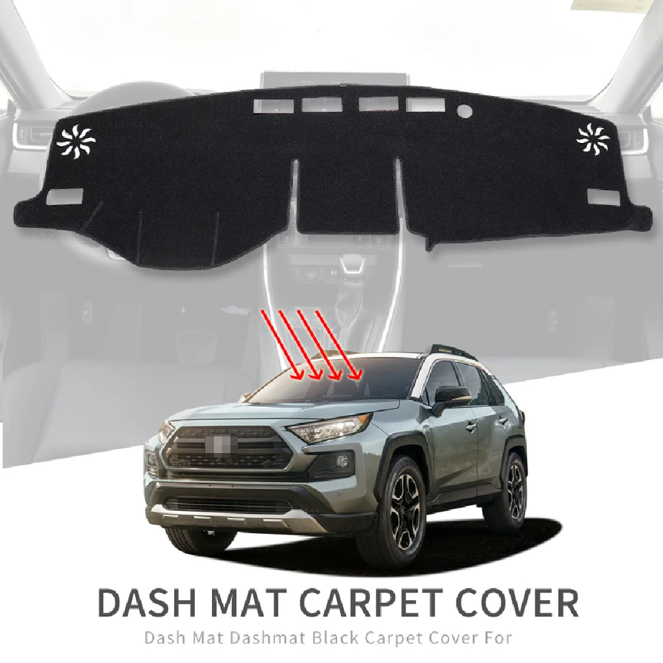 Dashboard Car pre Toyota Rav4 2019 2020 2021 2022 2023 2024 RAV 4 XA50 Hybrid Dash Mat Dashmat Sunshade Protective Carpet