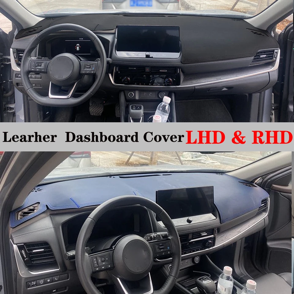 Dashboard Dash Mat Cover Kožená podložka Sunshade Anti-UV Carpet Auto pre Nissan Qashqai J12Z J12 ST-L E-Power 2023 2024