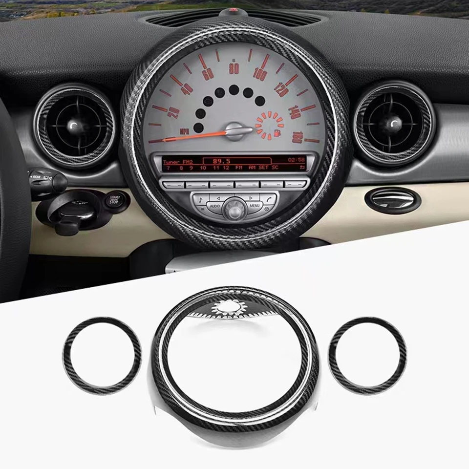 Dashboard Tachometer Dekoratívny obklad tabaku pre rýchlomer pre Mini Cooper One JCW S R54 R55 R56 R57 R58 R59 2006-2013