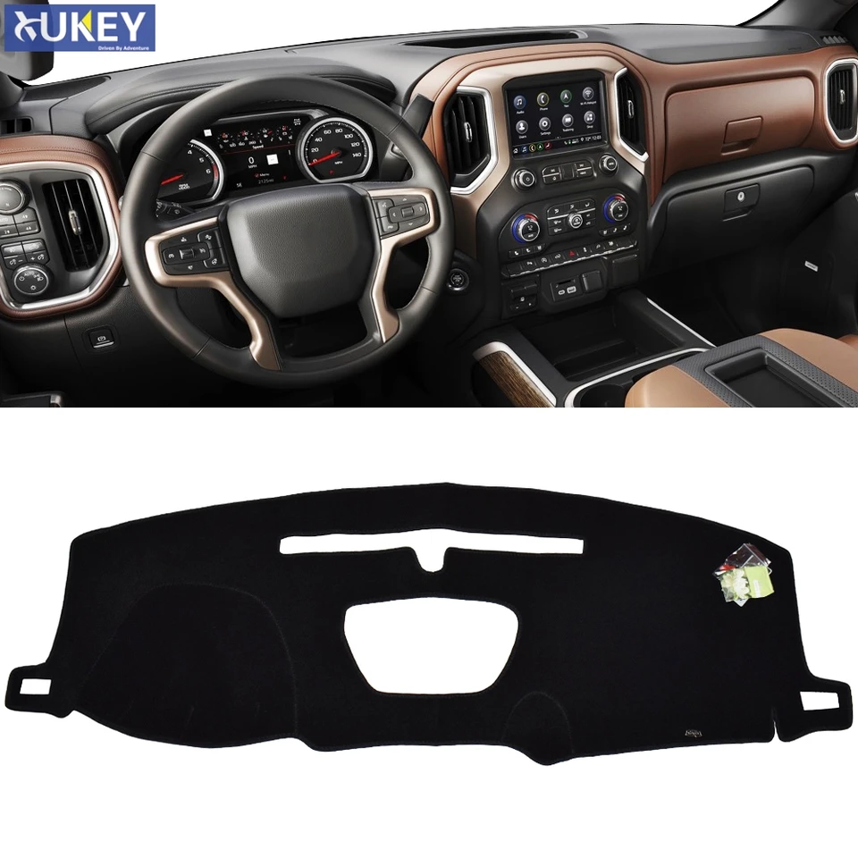 Dashmat Dashmat Dashboard Cover Dash Dash Dash pre Chevrolet Silverado 1500 2500 3500 GMC Sierra 1500 SLE SLT DENALI 2019 2020