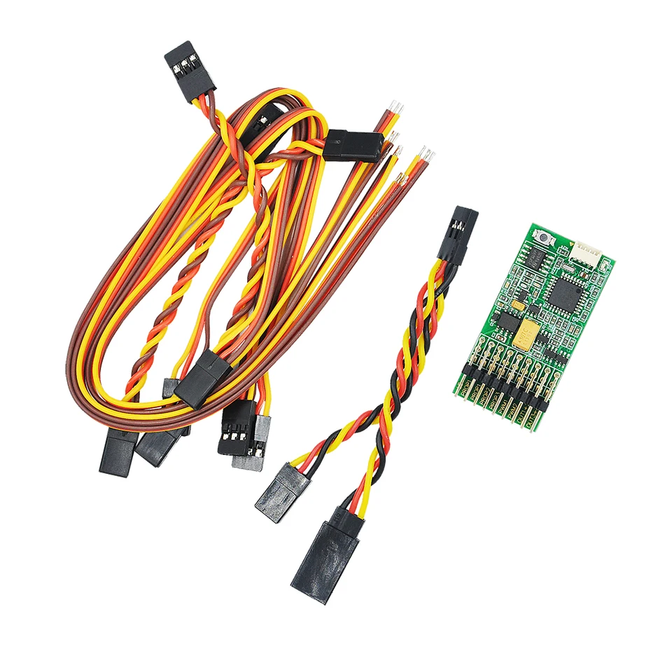 Dasmikro TBS Mini Programovateľné riadenie zvuku a svetla 3.5V-12V Vstup pre RC CAR HSP KM Yikong Model