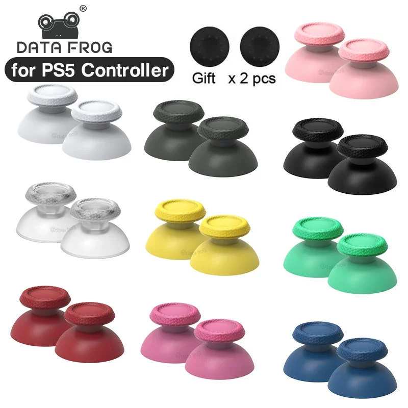 Data Frog 3D Joystick Caps for PlayStation 5 Výmena palcových tlačidiel pre tlačidlo Analógové palice PS5 Analog Stick Adsester