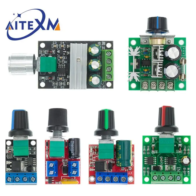 DC 1,8V-35V 2A 3A 5A 10A 30W 80W 90W PWM Rýchlosť motora Rýchlosť Motora Nízke napätie Rýchlosť motora PWM Nastaviteľný pohon modul 1