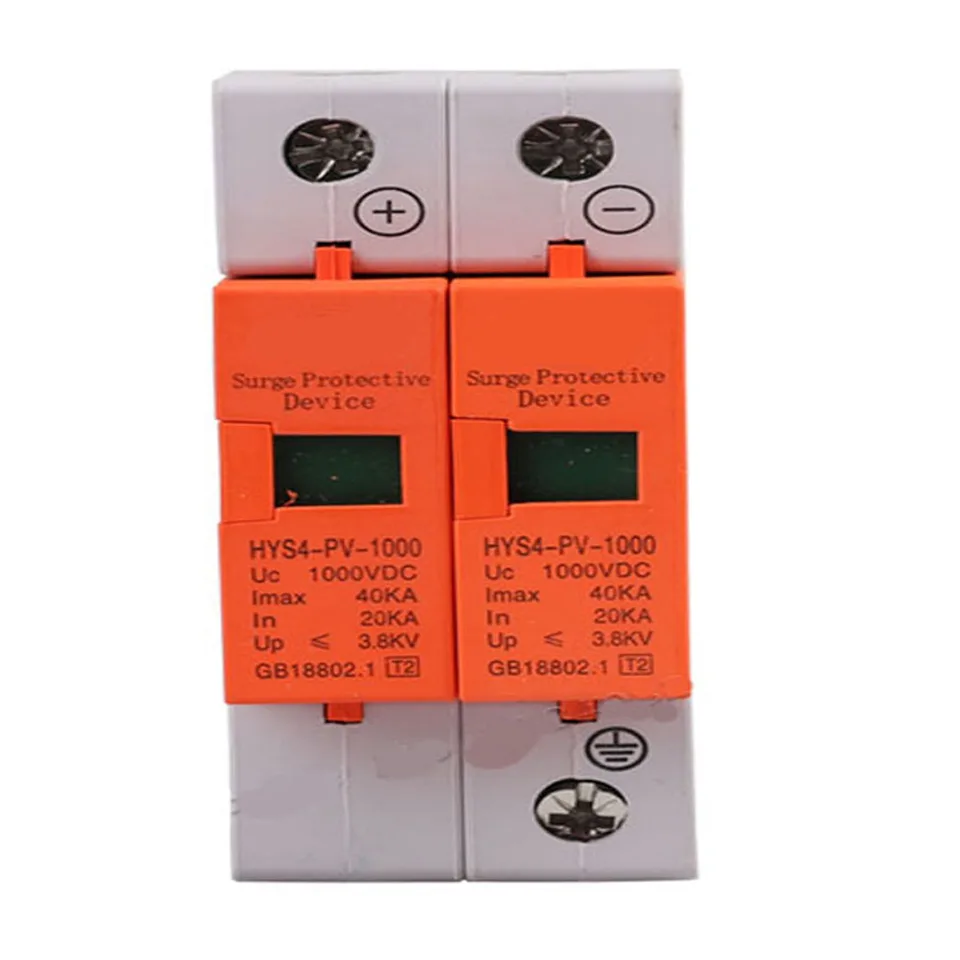DC 1000V 20KA ~ 40KA 2P 2 SPD HOUS DC DC Ochranta Ochranného ochrancu s nízkym napätím Zariadenie DC SPD Ochrana