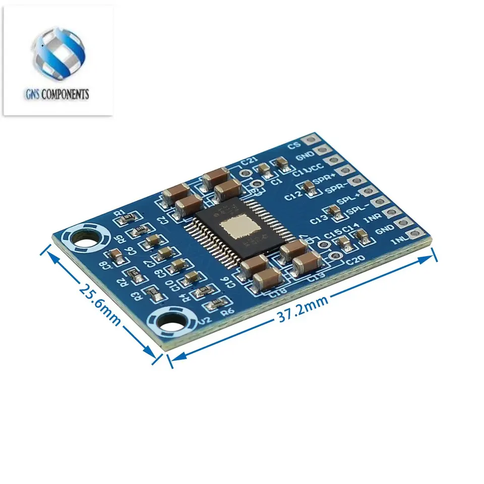 DC 12V-24V 2x50W Dual Channel Mini Digital D Class 50W+50W TPA3116D2 TPA3116 XH-M562 Výkonový zosilňovač