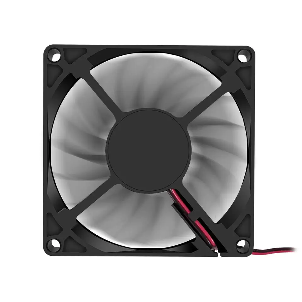 DC 12V/24V 8cm 80 mm x 80 mm x 15 mm 8015 bez kefy bez kefy DC chladiaceho ventilátora s kovovým ventilátorom grilom