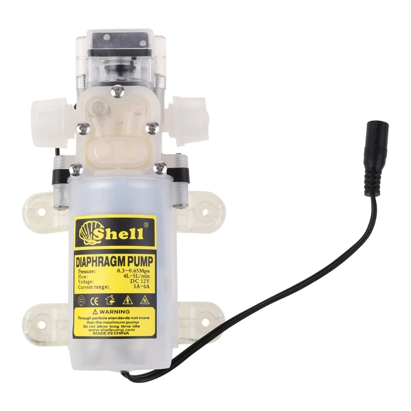DC 12V 70W Food Grade Mayfragm Vodné čerpadlo Self-Priming Booster Pump s automatickým spínačom 300 l/h pre červené víno mlieko R06