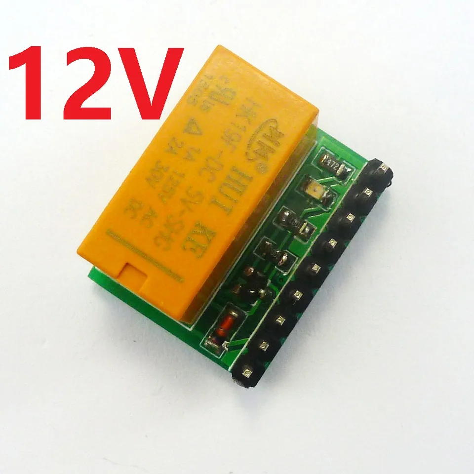 DC 12V DPDT Signal Relay Board pre stereofónny zvukový motor polarity zvrátenie PLC modulu spínača s dvojitým kanálom
