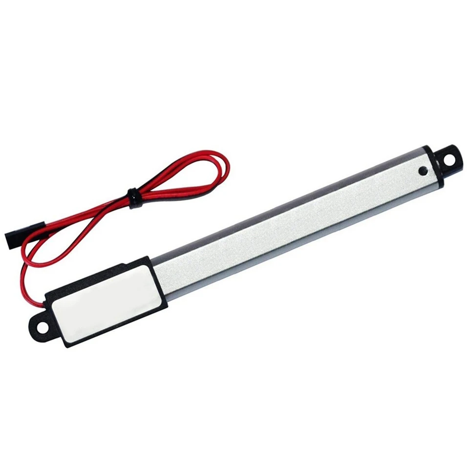 DC 12V Vodotesný IP54 Mini lineárny ovládač 100 mm Zdvih Elektrický lineárny otvárač okna 30 mm/s Rýchlosť