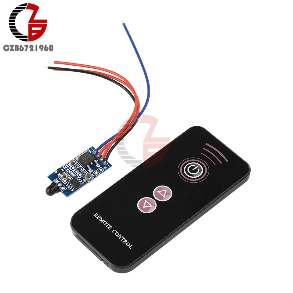 DC 5-24V 30W PWM Motor Motor Modul 6v 12v 24v Univerzálny bezdrôtový prepínač diaľkového ovládača RF RELIVE RELIVER LED SVETLIVO