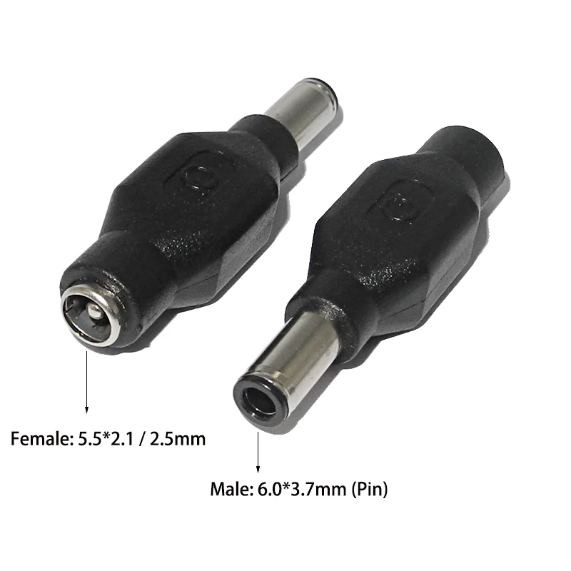 DC 5,5*2,1 mm ženské až 6,0*3,7 mm konektor napájacieho adaptéra pre plugový adaptér pre ASUS GL703GS GX501GI GX501VI GM501GS GL504GS