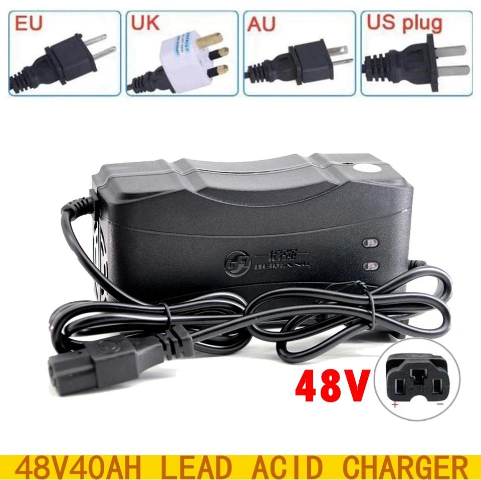 DC 59V 5A Plne automatická inteligentná nabíjačka pre AGM Gel VRLA AGM Olovná kyselina batéria 48V 40AH 30AH 50AH 50AH