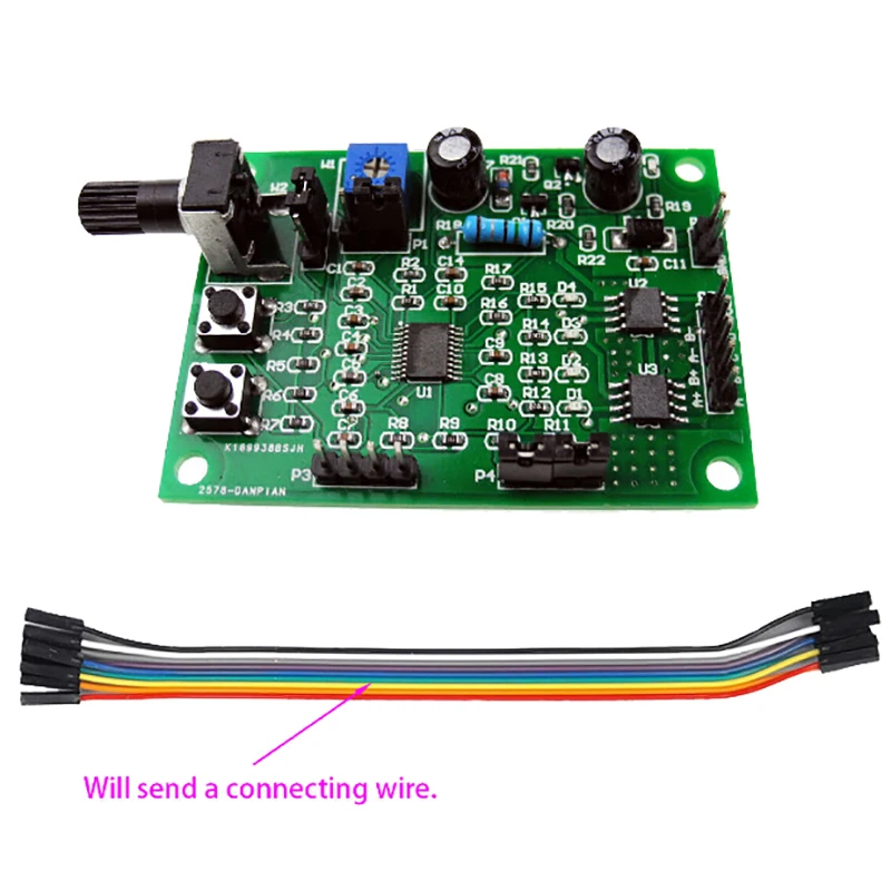 DC 5V-12V 2-fázový 4-vodičový mikro krokový vodič Mini 4-fázový 5-vodičový šliapavý modul rýchlosti motora MODUL