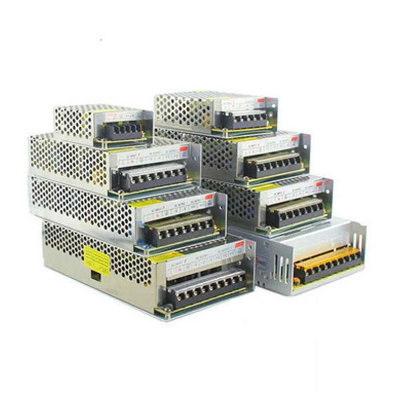 DC 5V 12V 24V 36V 48V Spínací napájací zdroj 2a 3a 4a 5a 8a 10a 15a 20a 30a 40A 50A 50A Transformátorový adaptér LED LIGHTING LED