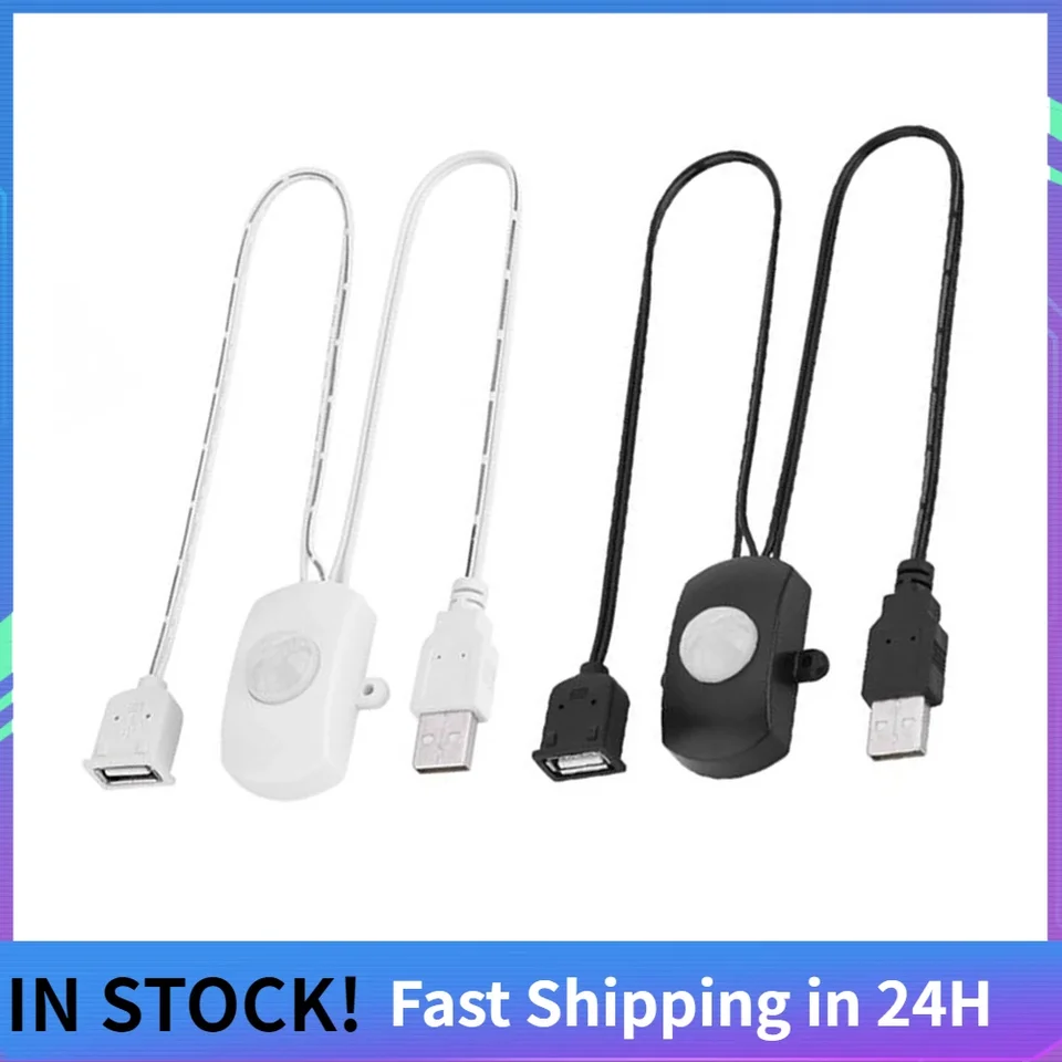 DC 5V/12V/24V USB PIR SNDOR SNINIER BODY Infračervené spínač Intelligent Sensing Detector spínač pre automatické svetlo LED pásma