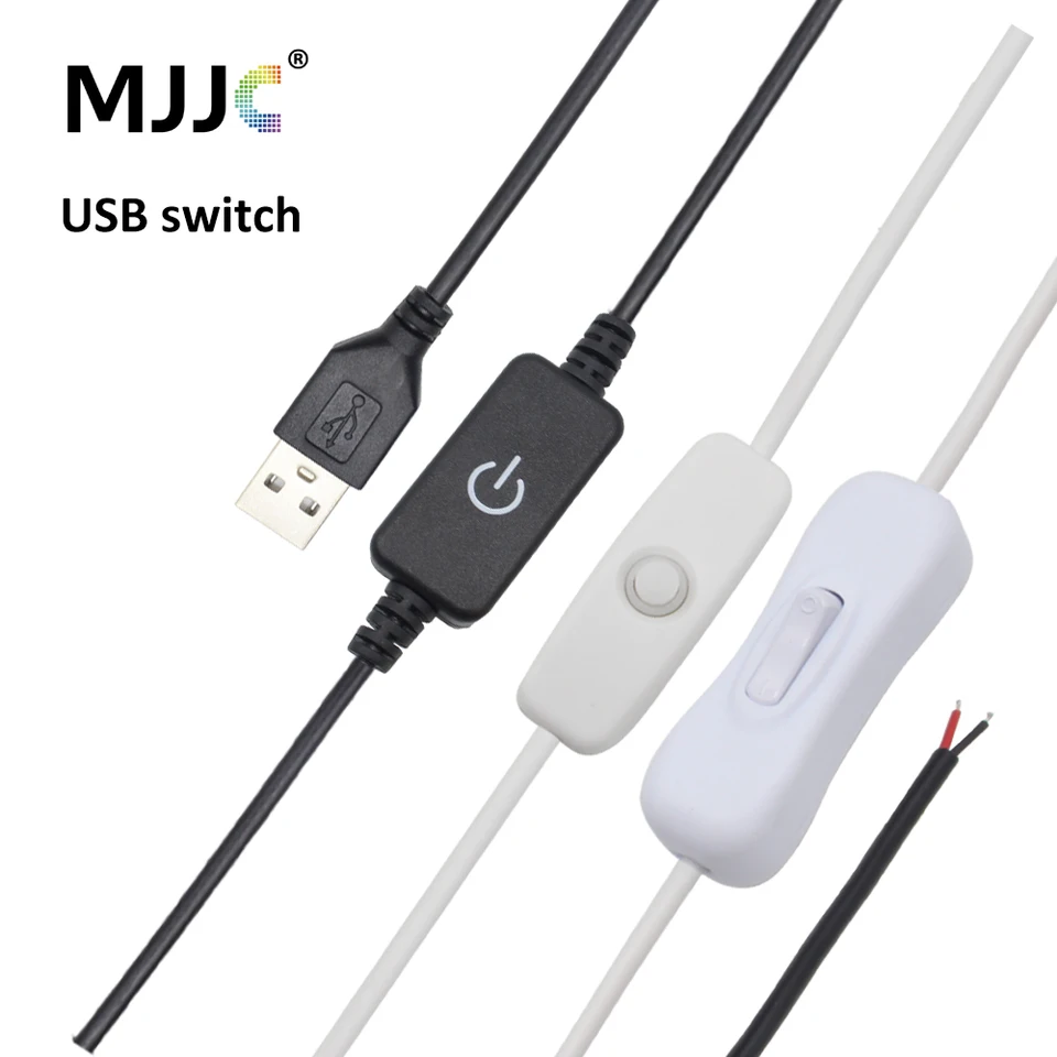 DC 5V USB LED LED Inline Touch Stmiem Switch 1,5 m 304 501 OFF OFF predlžovací kábelový kábel DIMER pre jednofarebné LED pásové svetlo